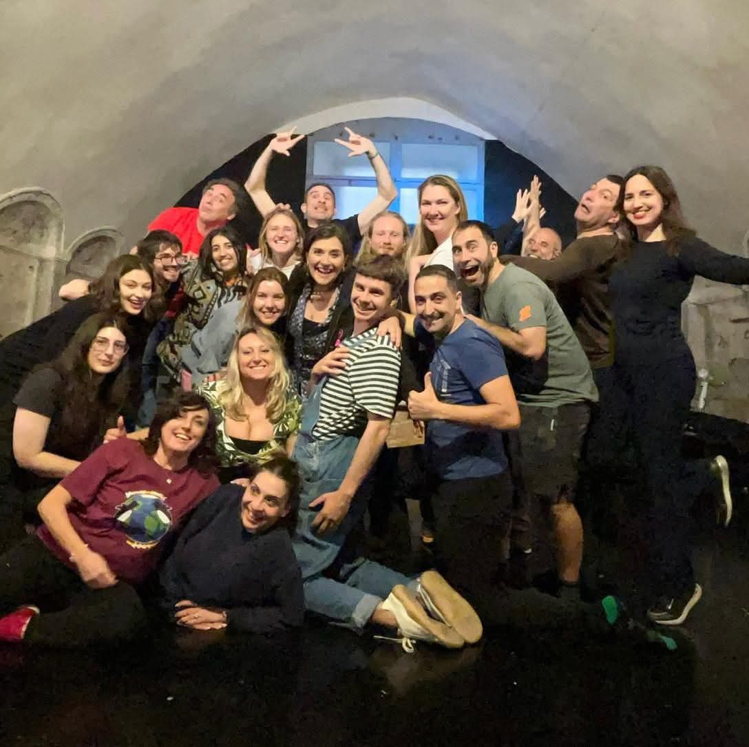 Stage performance in progress