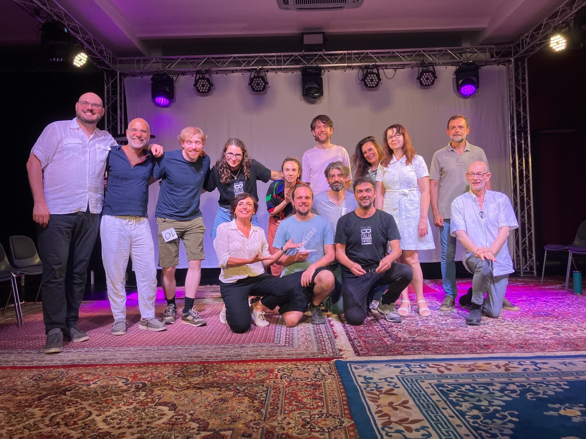 Stage performance in progress